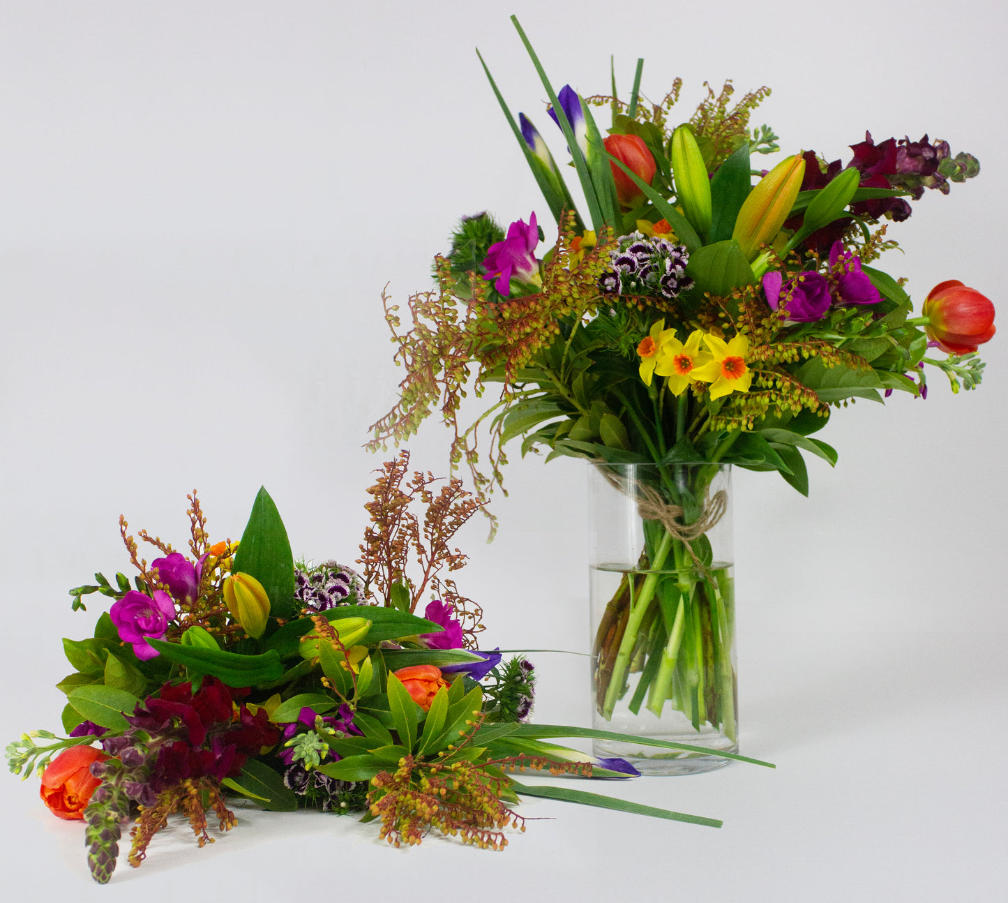 Medium bright flower bouquet, perfect for birthdays, sympathy or get well soon