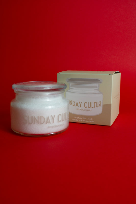 Sunday Culture Candle - Buttercream Vanilla
