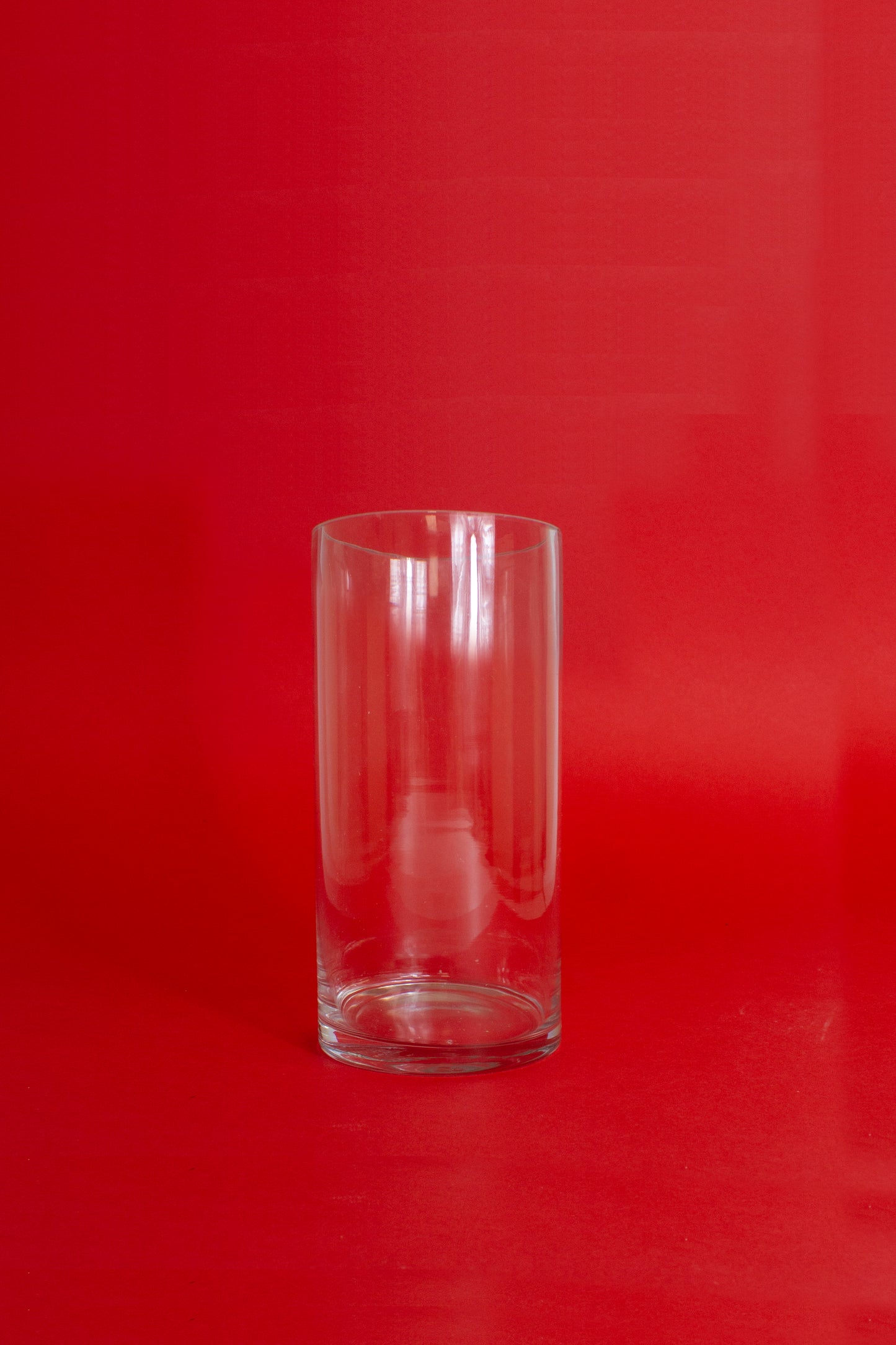 Round Glass Vase - 20cm Height