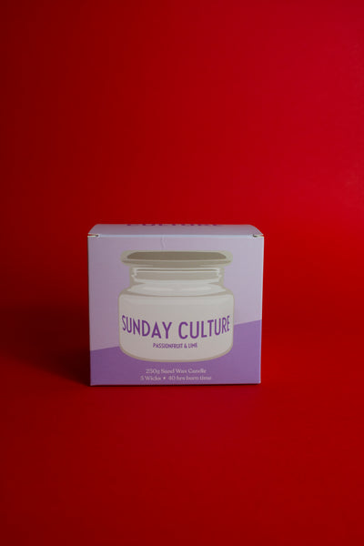 Sunday Culture Candle - Passionfruit & Lime