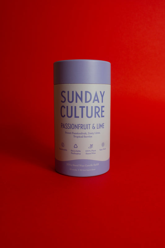 Sunday Culture Candle - Passionfruit & Lime Refill
