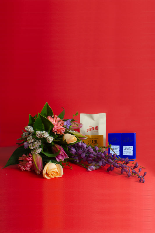 Coffee, Tea & Bright Flower Bundle