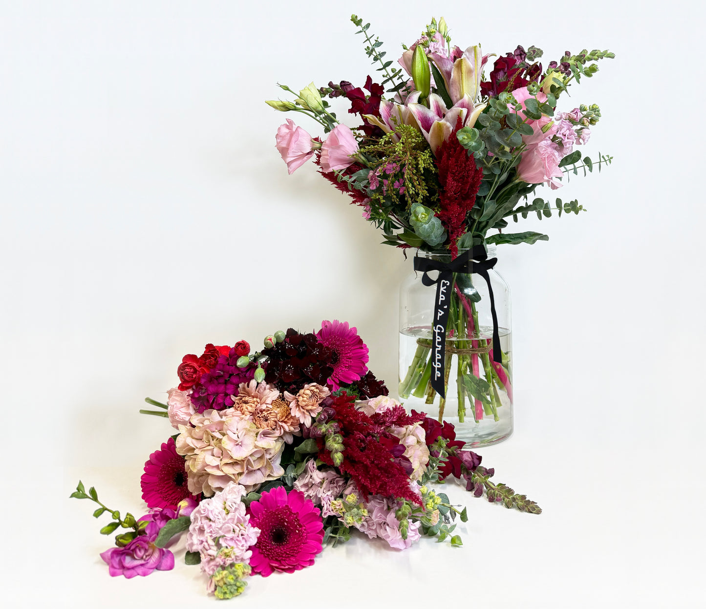 Mothers Day Pink and Red Bouquet