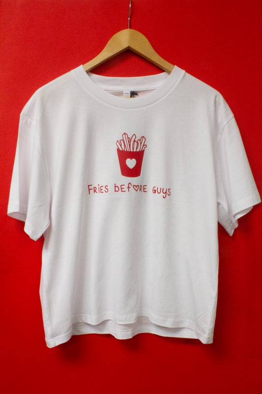 Valentines Day T-Shirt - Fries Before Guys